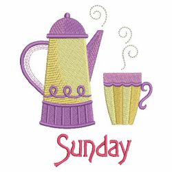 Days Of The Week Coffee Break 2 01(Sm) machine embroidery designs