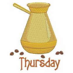 Days Of The Week Coffee Break 2 05(Lg) machine embroidery designs