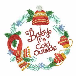 Christmas Wreath 2 08(Lg) machine embroidery designs