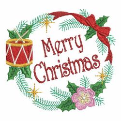 Christmas Wreath 2 09(Lg) machine embroidery designs