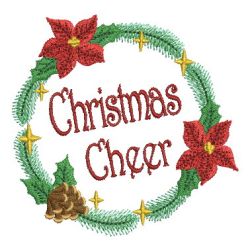 Christmas Wreath 2 10(Lg) machine embroidery designs