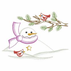 Vintage Snowmen 3 07(Sm) machine embroidery designs