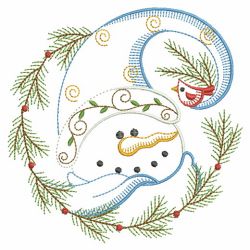 Vintage Snowmen 3 08(Md) machine embroidery designs