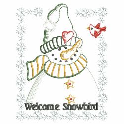 Vintage Snowmen 3 09(Md) machine embroidery designs