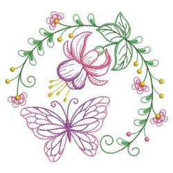 Vintage Butterfly Dreams 03(Lg) machine embroidery designs