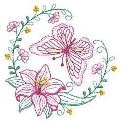 Vintage Butterfly Dreams 08(Lg) machine embroidery designs