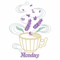 Days Of The Week Taste Tea 02(Lg) machine embroidery designs