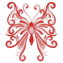 Redwork Decorative Butterfly 08(Lg)