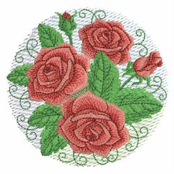 Roses 15 machine embroidery designs