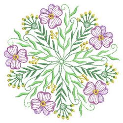 Vintage Floral Wreath 03(Lg) machine embroidery designs