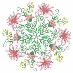 Vintage Floral Wreath 05(Lg) machine embroidery designs