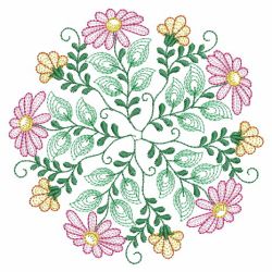 Vintage Floral Wreath 07(Md) machine embroidery designs