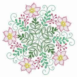 Vintage Floral Wreath 09(Lg) machine embroidery designs