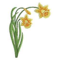 Daffodils 2 03 machine embroidery designs