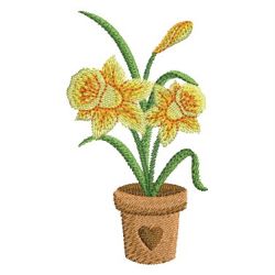 Daffodils 2 06 machine embroidery designs