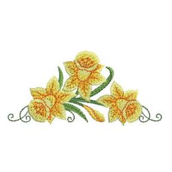 Daffodils 2 10 machine embroidery designs