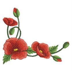 Poppies 02 machine embroidery designs