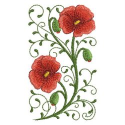 Poppies 04 machine embroidery designs