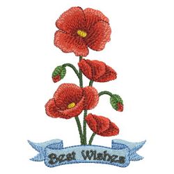 Poppies 05 machine embroidery designs