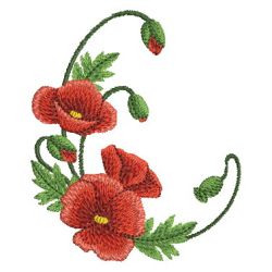 Poppies 08 machine embroidery designs