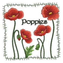 Poppies 09 machine embroidery designs