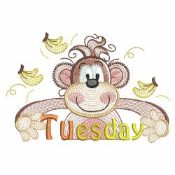 Animals Days Of The Week 03(Lg) machine embroidery designs