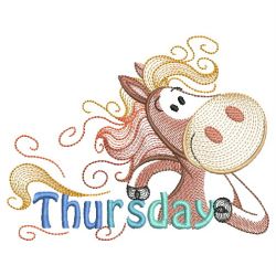 Animals Days Of The Week 05(Sm) machine embroidery designs