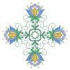 Jacobean Flower Quilt 03(Sm)