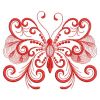 Redwork Decorative Butterfly(Lg)