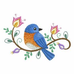 Decorative Birds 04 machine embroidery designs