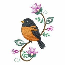 Decorative Birds 07 machine embroidery designs
