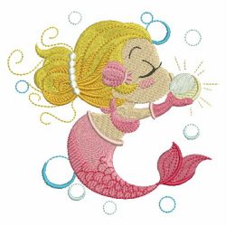 Cute Mermaids 01 machine embroidery designs