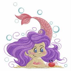 Cute Mermaids 05 machine embroidery designs