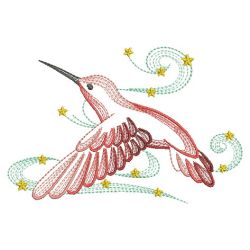 Elegant Hummingbirds 04(Md) machine embroidery designs