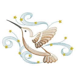 Elegant Hummingbirds 05(Md) machine embroidery designs