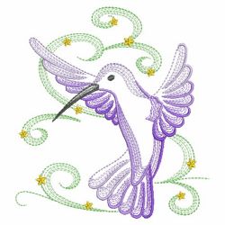 Elegant Hummingbirds 06(Md) machine embroidery designs