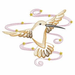 Elegant Hummingbirds 10(Md) machine embroidery designs
