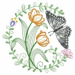 Vintage Butterfly Dreams 2 03(Md) machine embroidery designs