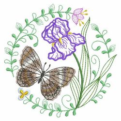 Vintage Butterfly Dreams 2 05(Md) machine embroidery designs