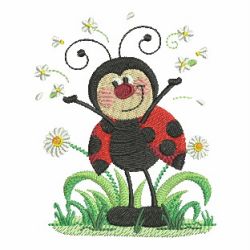 Lively Ladybugs 01 machine embroidery designs