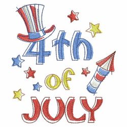 4th Of July 2 07(Lg) machine embroidery designs