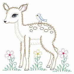 Vintage Baby Animals 08(Md) machine embroidery designs