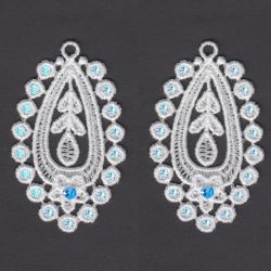 FSL Fabulous Earrings 03 machine embroidery designs