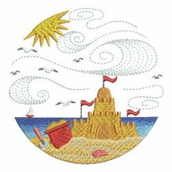 Beach Time(Lg) machine embroidery designs