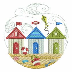 Beach Time 05(Lg) machine embroidery designs