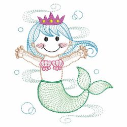 Vintage Mermaids 04(Md) machine embroidery designs