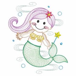 Vintage Mermaids 08(Md) machine embroidery designs