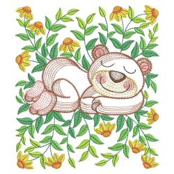Sleepy Animals 02(Sm) machine embroidery designs