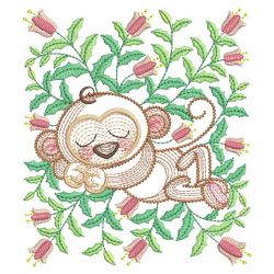 Sleepy Animals 04(Md) machine embroidery designs