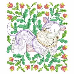 Sleepy Animals 08(Md) machine embroidery designs